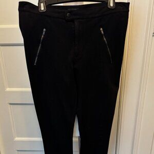 JCrew pants with tapered legs and side zippers- Size 10